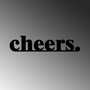Wallity Cheers Escultura de pared de metal Negra